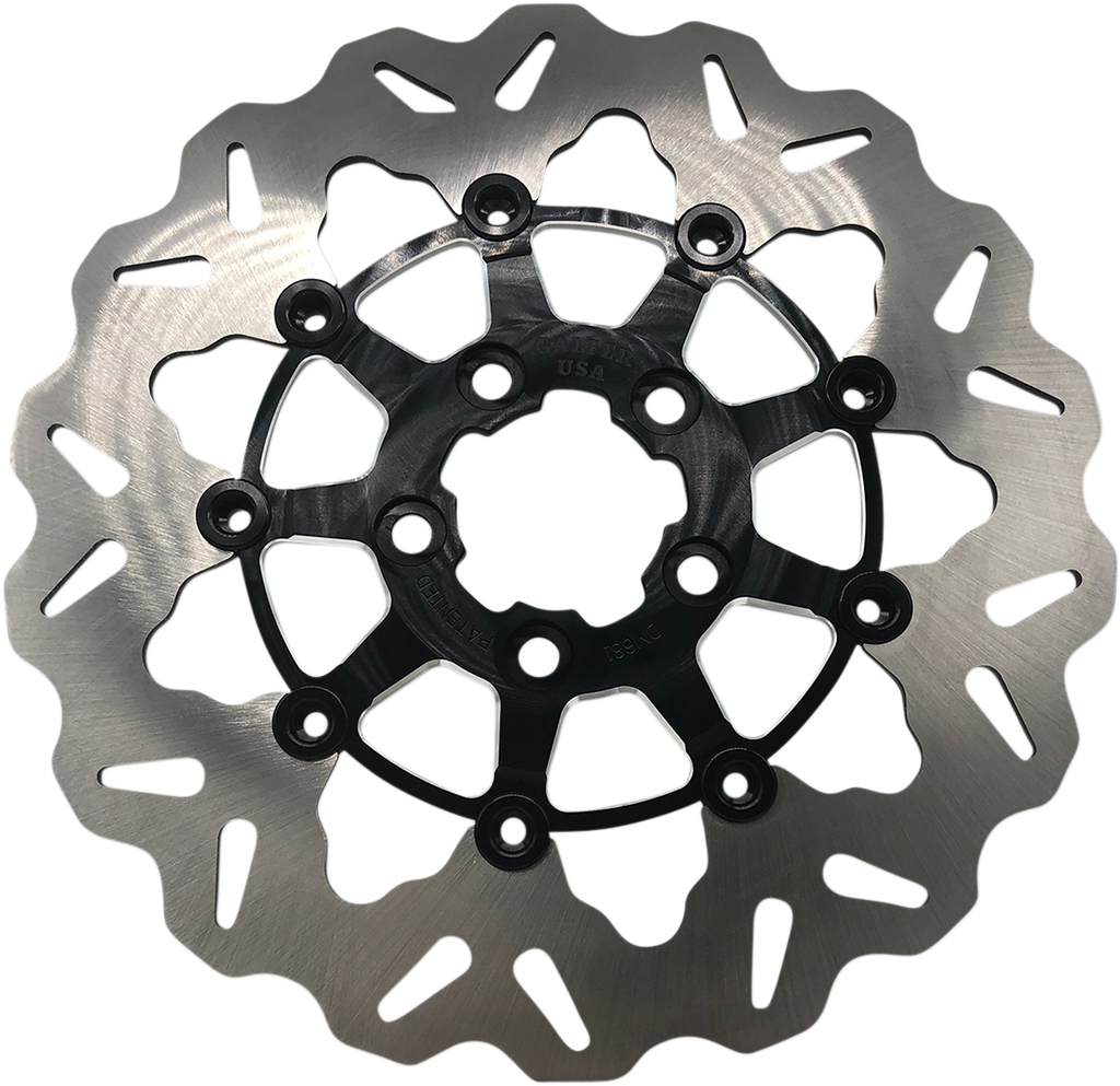 GALFER Wave® Rotor - Black Carrier - Rear Wave® Brake Rotor - Team Dream Rides