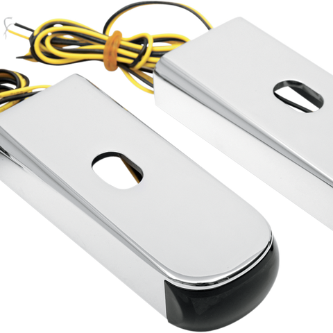 ALLOY ART LED Strut Light - Amber '06-'17 FXD Fender Strut LED Marker Lights - Team Dream Rides