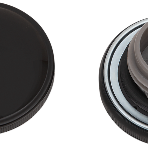 DRAG SPECIALTIES Screw-In Gas Cap - Black - Vented Screw-In Gas Cap - Team Dream Rides