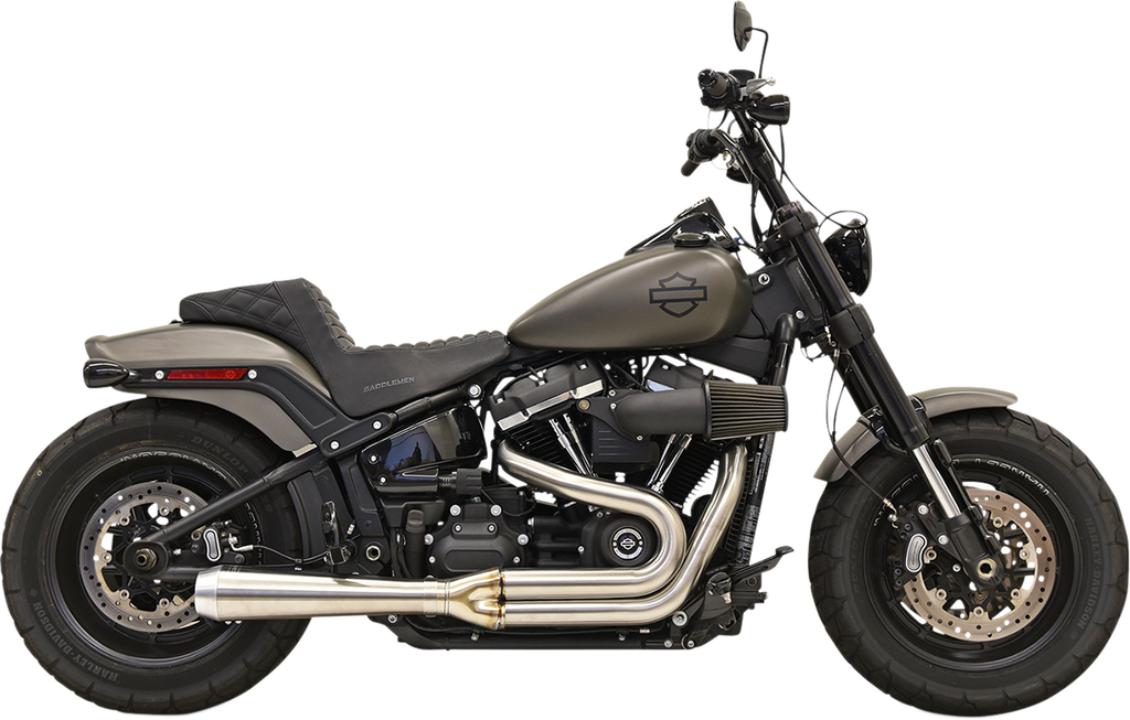 BASSANI XHAUST 2:1 Exhaust - Stainless Steel Road Rage 2:1 Softail Exhaust - Team Dream Rides