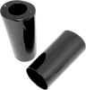 DRAG SPECIALTIES Fork Slider Covers - Gloss Black - Smooth - Stock Length - Replacement OEM Number 45964-86 Fork Slider Covers — Smooth - Team Dream Rides