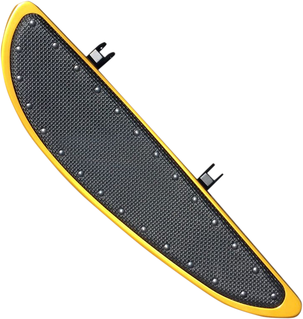 CYCLESMITHS Footboard - 19" - Gold - With Rivets Banana Boards - Team Dream Rides