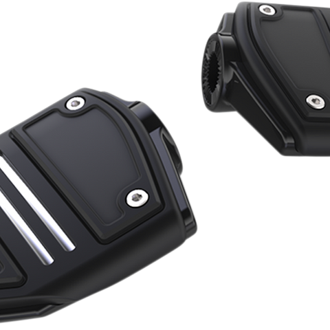 CIRO Twin Rail Footpeg - Black Twin Rail Footrests - Team Dream Rides