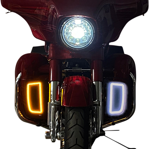 CUSTOM DYNAMICS Lower Fairing Light Inserts Lower Fairing Light Inserts - Team Dream Rides