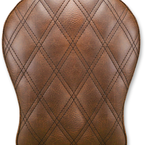 SADDLEMEN Lattice Stitched Pad - Brown -  9