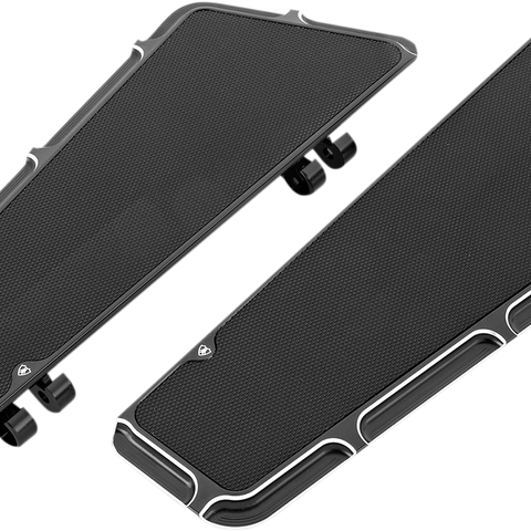 ARLEN NESS Driver Floorboard - Black - Bevelled Fusion Series Adjustable Floorboards - Team Dream Rides