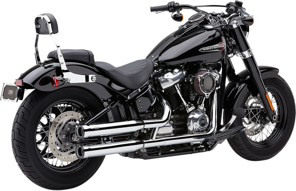 COBRA RPT Mufflers for Softail - Chrome RPT 3" Slip-On Mufflers - Team Dream Rides