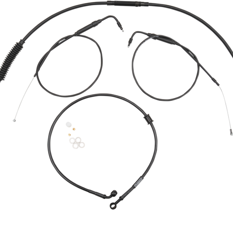 BURLY BRAND Handlebar Cable And Brake Line Kit For Clubman Handlebars Handlebar Cable and Brake Line Kit for Clubman Handlebars - Team Dream Rides