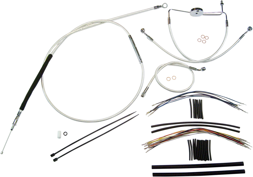 MAGNUM Sterling Chromite II® Control Cable Kit Sterling Chromite II® Designer Handlebar Installation Kit - Team Dream Rides