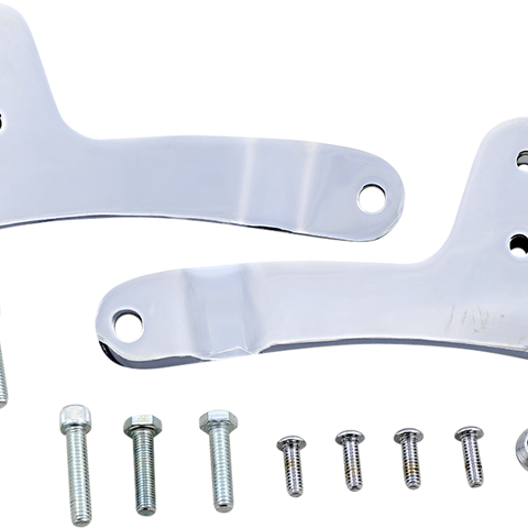 DRAG SPECIALTIES Side Plates - Chrome Sissy Bar Side Plates - Team Dream Rides