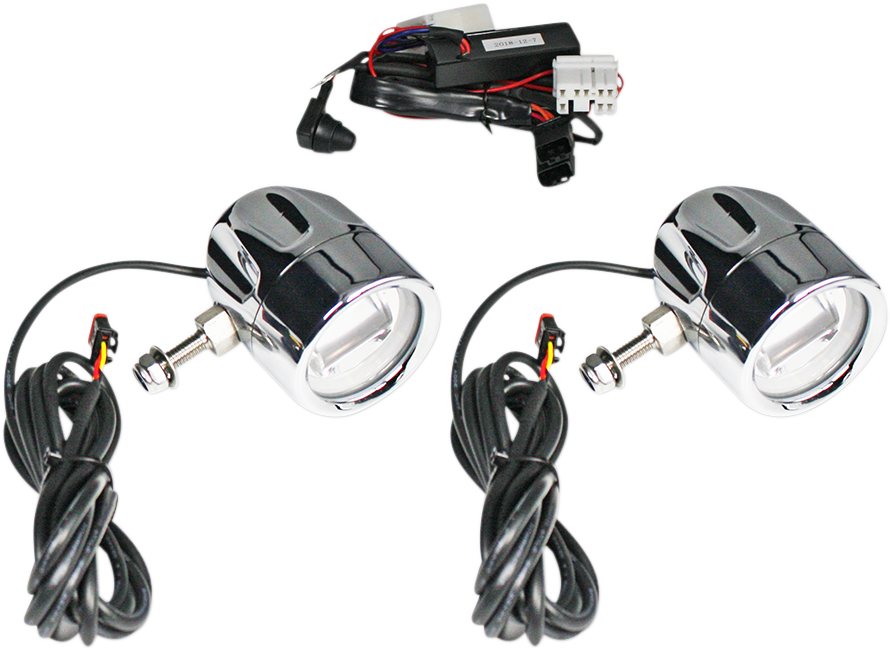 CUSTOM DYNAMICS LED Fog Light - HD - Chrome ProBEAM® LED Halo Fog Lamps - Team Dream Rides