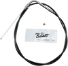 BARNETT Black Throttle Cable for '02 - '07 FLTR Black Vinyl Throttle/Idle Cable - Team Dream Rides