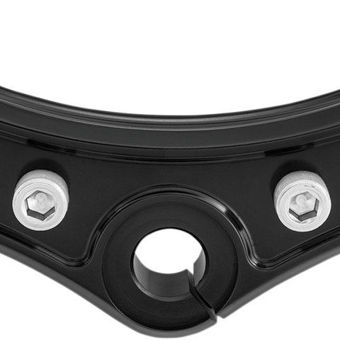 RSD Top Triple Clamp - Gloss Black - With Riser Holes Top Triple Clamp - Team Dream Rides