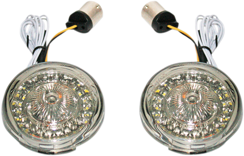 CUSTOM DYNAMICS ProBEAM® Dynamic Ringz™ Turn Signals - HDI 1156 ProBEAM® Amber/White Dynamic Ringz™ - Team Dream Rides