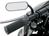 ARLEN NESS Oval Mirror - Black - Left Micro-Mirror — Mini Oval - Team Dream Rides