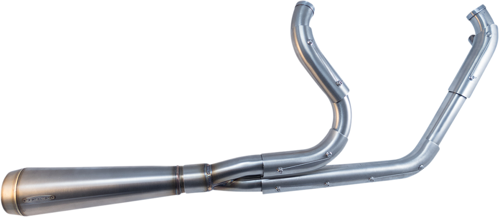 TRASK Assault 2:1 Exhaust - Stainless Steel - '07-'17 Softail Assault 2:1 Exhaust System - Team Dream Rides