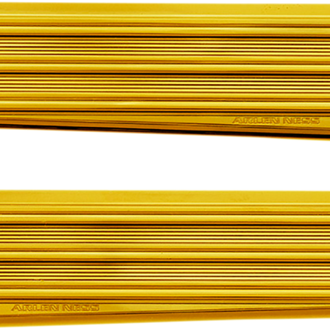 ARLEN NESS Saddlebag Latch Covers - Gold Saddlebag Latch Covers - Team Dream Rides