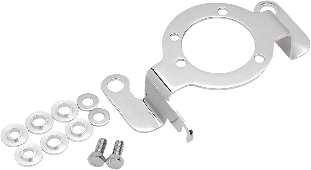 DRAG SPECIALTIES Mikuni Support Bracket 92-06 Chrome Carb Support Bracket with Choke Cable Mount - Team Dream Rides