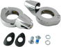 DRAG SPECIALTIES Turn Signal Mount - 39mm - Chrome Turn Signal Fork Clamps - Team Dream Rides