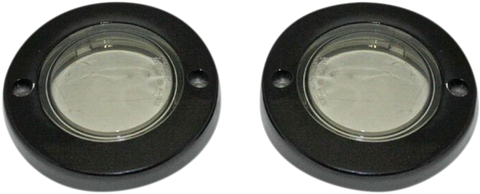 CUSTOM DYNAMICS ProBEAM® Flat Bezel Turn Signal Adapters - Black/Smoke ProBEAM® Flat Bezel Turn Signal Adapters - Team Dream Rides