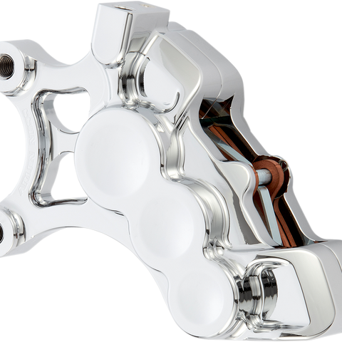 ARLEN NESS 6-Piston Caliper - Front Left - Chrome - 14