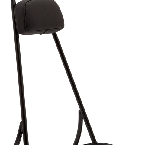BURLY BRAND Tall Sissy Bar - Black Tall Sissy Bar with Backrest Pad - Team Dream Rides
