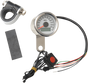 DRAG SPECIALTIES 1.87" MPH Programmable Mini Electronic Speedometer with Odometer/Tripmeter - Polished - White Face Programmable Mini Electronic Speedometer with Odometer/Tripmeter - Team Dream Rides