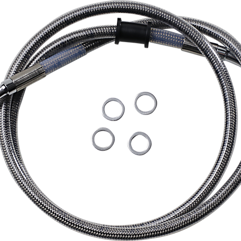 DRAG SPECIALTIES Brake Line - FXBB '18+ - Stainless Steel Standard Length Brake Line Kit - Team Dream Rides