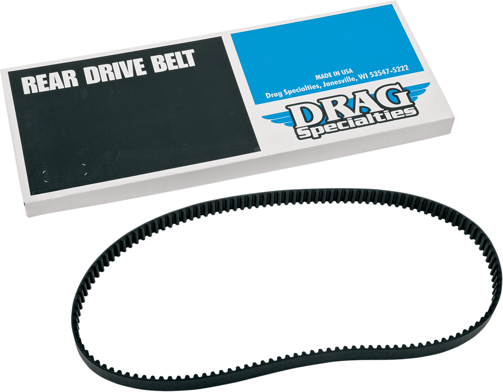 DRAG SPECIALTIES Rear Drive Belt - 130-Tooth - 1 1/8" Rear Drive Belt - Team Dream Rides