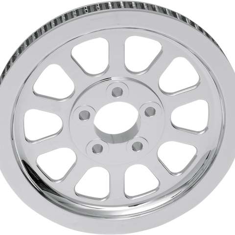 DRAG SPECIALTIES Chrome Rear Pulley - 66-Tooth Rear Pulleys - Team Dream Rides