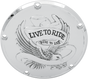 DRAG SPECIALTIES 5-Hole - Chrome - Live to Ride Derby Cover Live To Ride Derby Cover - Team Dream Rides