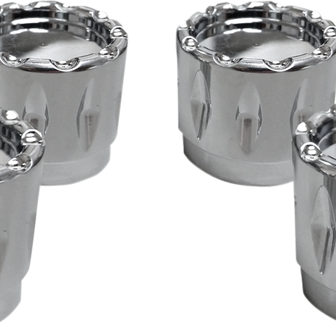 AVON GRIPS Cover Head Bolt Rival Chrome Head Bolt Cover - Team Dream Rides