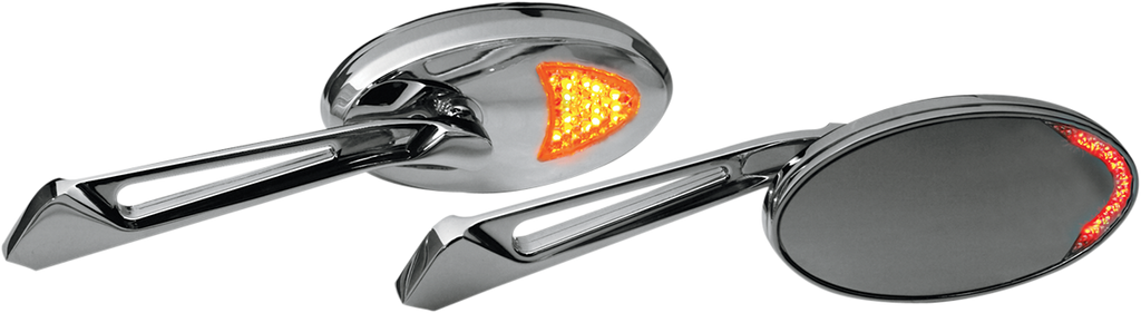 RIVCO PRODUCTS Universal LED Lighted Mirrors - Chrome Custom LED Accent Mirrors - Team Dream Rides