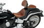 SADDLEMEN Lariat Seat - Softail '06-'17 Renegade™ Lariat Leather Solo Seat - Team Dream Rides