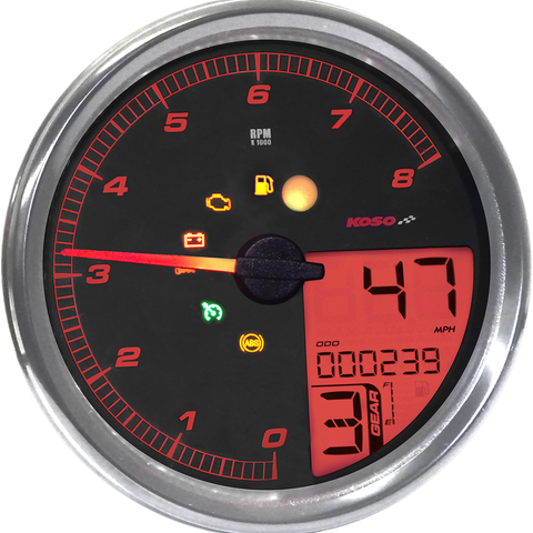 KOSO NORTH AMERICA HD-05 Multi-Function Meter '04-'13 HD-05 Multi-Function Meter - Team Dream Rides