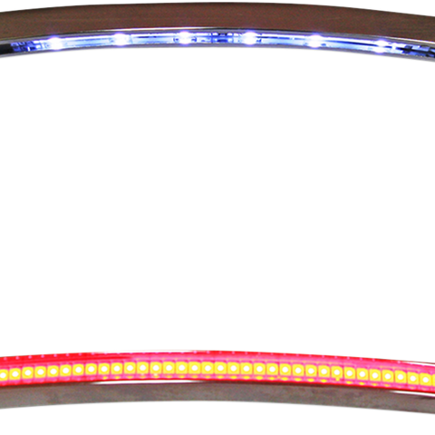 CUSTOM DYNAMICS License Plate Frame - Radius - Chrome All-in-One License Plate Frame - Team Dream Rides