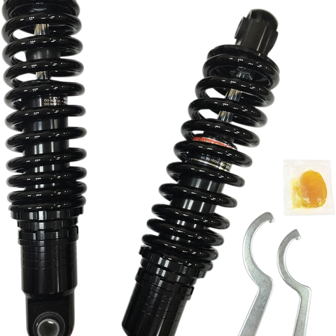 DRAG SHOCKS Premium Ride-Height Adjustable Shocks - Black - Standard - 12