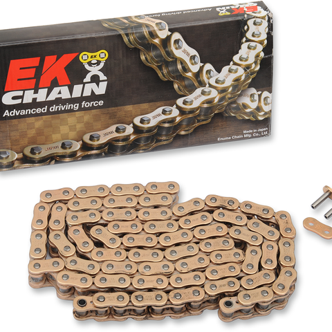 EK 520 ZVX3 - Sportbike Chain- 120 Links - Gold ZVX3 Sealed Extreme Sportbike Series Chain - Team Dream Rides