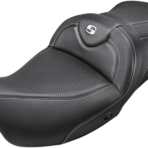 SADDLEMEN Heated Road Sofa Seat - Carbon Fiber CF Road Sofa Seat - Team Dream Rides