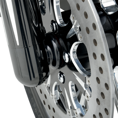 COVINGTONS Axle Spacer - Black - FLT Front Axle Spacer Kit - Team Dream Rides