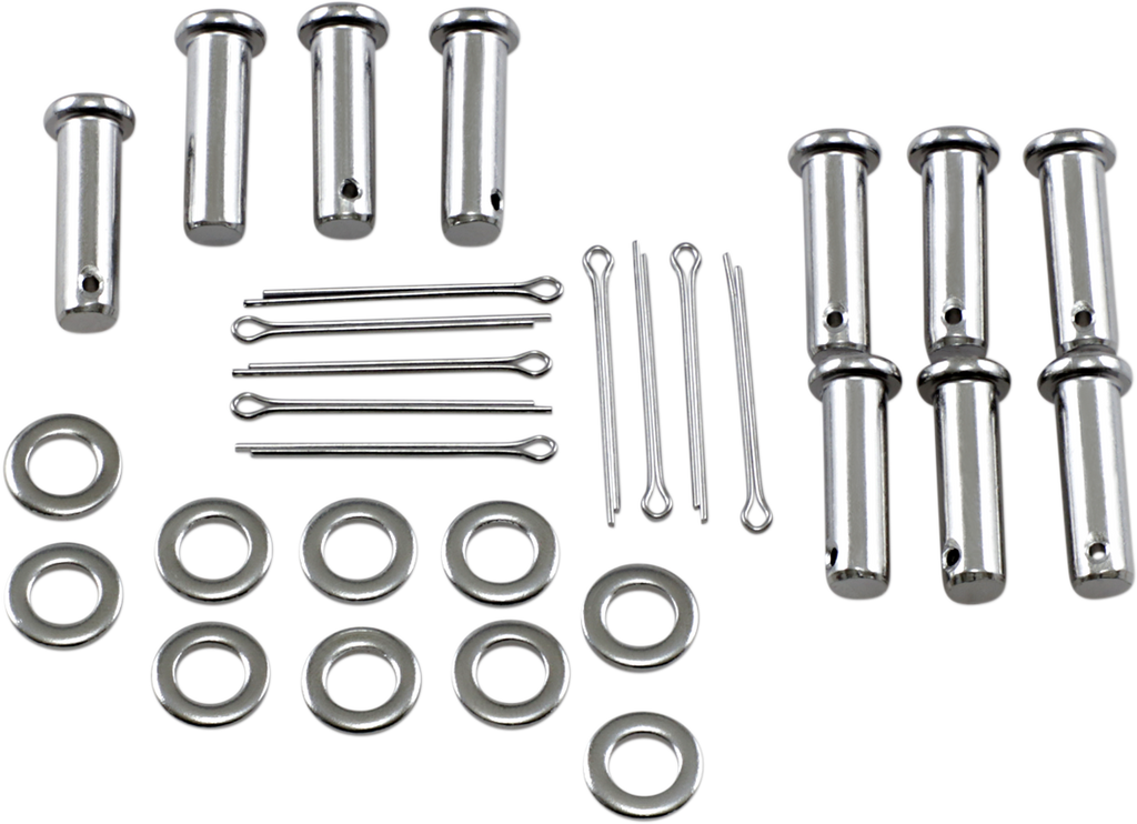 DRAG SPECIALTIES Chrome Clevis Pin/Washer Clevis Pin Kit - Team Dream Rides