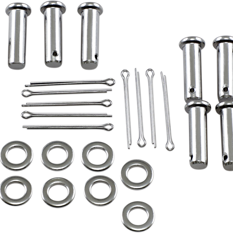 DRAG SPECIALTIES Chrome Clevis Pin/Washer Clevis Pin Kit - Team Dream Rides