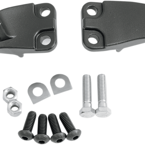 DRAG SPECIALTIES Passenger Peg Mount - Black - FXD Passenger Footpeg Mount Kits - Team Dream Rides
