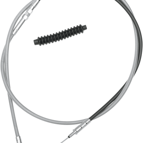 DRAG SPECIALTIES Braided Clutch Cable High-Efficiency Braided Stainless Steel Clutch Cable - Team Dream Rides