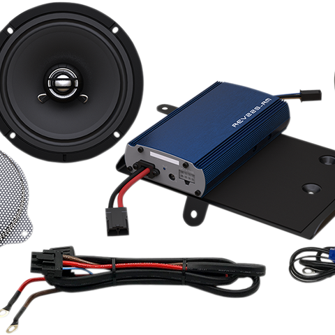HOGTUNES Front Speaker Kit - 225-Watt Amp 225-Watt Amp/ 6-1/2