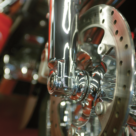 KLOCK WERKS Axle Retainer - Chrome - 00-13 FLH Lower Fork Leg/Axle Caps - Team Dream Rides