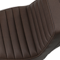 SADDLEMEN Step Up Seat - Tuck and Roll/Lattice Stitched - Brown Step Up Seat — Rear Lattice Stitch/Tuck and Roll - Team Dream Rides