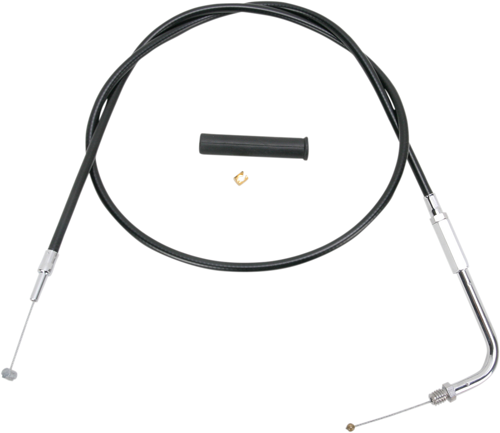 DRAG SPECIALTIES 30" Vinyl Throttle Cable Black Vinyl Throttle/Idle Cable - Team Dream Rides