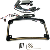 CUSTOM DYNAMICS All in One License Plate Frame - Black Plug & Play Run/Brake/Turn LED Radius License Plate Frame - Team Dream Rides