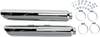 VANCE & HINES Twin Slash Mufflers - Chrome 3" Round Twin Slash Slip-On Mufflers - Team Dream Rides